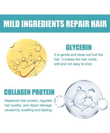 KYOSK Hair Straightener Cream Keratin Hair Treatment Straightener Protein Correcting Hair Straightening Cream Silk and Gloss Nourishing Smoothing for All Hair Types (3pcs) - Buy Online on GoSupps.com