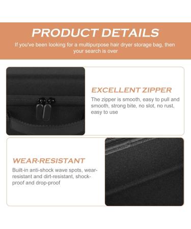 FOMIYES 1pc Hair Dryer Storage Bag Waterproof Makeup Bag Hair Dryer Case Cover Travel Bag for Hair Dryer 27.5x21cm Black - Buy Online on GoSupps.com