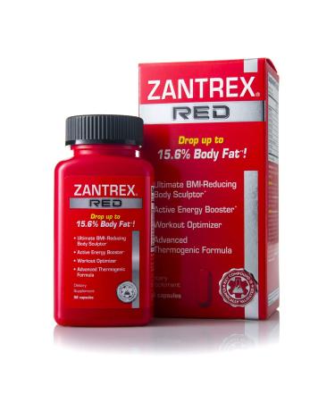 Zantrex Red  56 Count - Weight Loss Supplement Pills   Fat Burning Pills - Metabolism Booster For Weight Loss - Lose Weight Fast For Women 56 Count (Pack of 1)