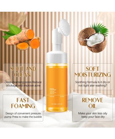Turmeric Foaming Facial Cleanser - Best Face Wash for All Skin Types | Shop Internationally - Buy Online on GoSupps.com