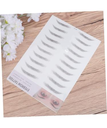 POPETPOP 2pcs 3d Eyebrow Stickers Transfer Stickers Man Eyebrow Trimming - Buy Online on GoSupps.com