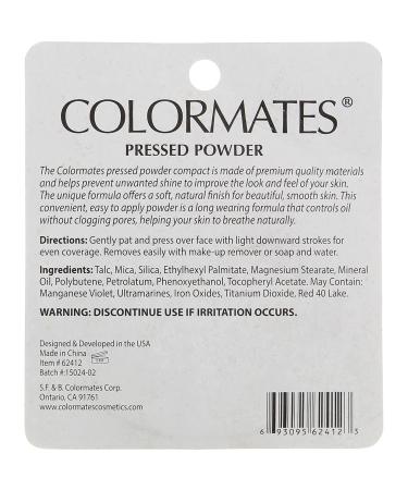Colormates Pressed Powder Natural Beige 62412 - 0.35 oz - Buy Online on GoSupps.com