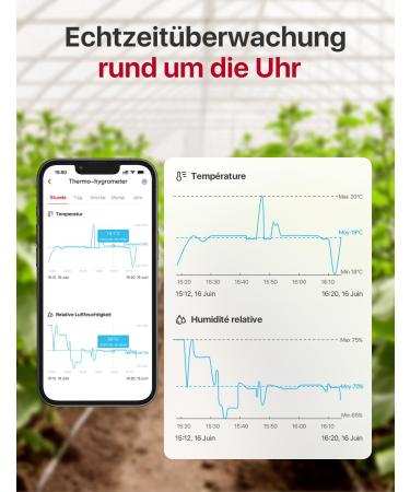 X-Sense WLAN Hygrometer Thermometer - Smart Indoor Temperature & Humidity Monitor Alexa Compatible 3 Sensors + Base Station - Free Data Export 500m Range - Buy Online on GoSupps.com