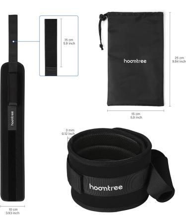 Hoomtree Leg Lifter Strap for Limited Mobility Thigh Lifter Strap with Padded Grip and Loop for Knee Hip Surgery Recovery Aids Mobility Aids Tool for Disabled Eldly Get in and Out of Bed Wheelchair 1 pack Black - Buy Online on GoSupps.com