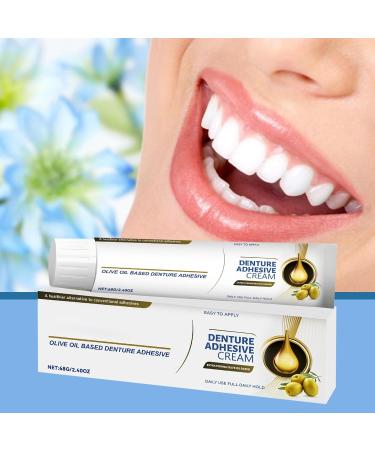 Denture Adhesive Adhesive For False Teeth 68 Grams Strong Adhesive Paste for Maintenance of Dentures Upper and Lower - Buy Online on GoSupps.com
