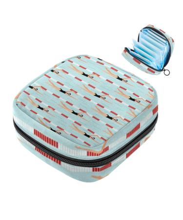 Summer swimming ladies napkins-storage bag portable menstrual cup bag with zipper for teenagers girls women women