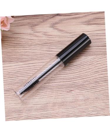 PLAFOPE 4pcs Eyelash Brush Tube Mascara Tube with Wand Black Lid Empty Eyelash Tube Lip Gloss Tubes - Buy Online on GoSupps.com