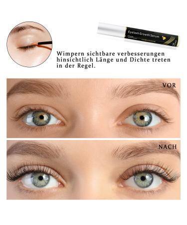 Premium Eyelash Serum for Growth | Thicker Fuller Lashes & Brows - 5ml Test Winner - Buy Online on GoSupps.com