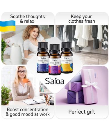 Top 6 Aromatherapy Essential Oil Blends Set for Sleep, Mood, Breathe, Love, Feel Good, Stress Relief - Buy Online on GoSupps.com