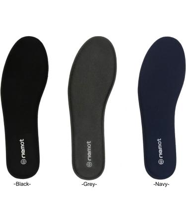 riemot Men's Memory Foam Insoles - Black Super Soft Cushioning Inserts US 11 / EU 44 - Buy Online on GoSupps.com
