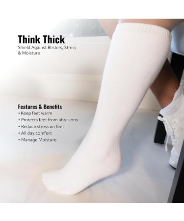 Cloud9 Walking Boot Sock Liner | Moisture-Wicking Support Socks for Foot Ankle & Leg | Reduce Stress & Prevent Blisters - Universal Fit - Buy Online on GoSupps.com