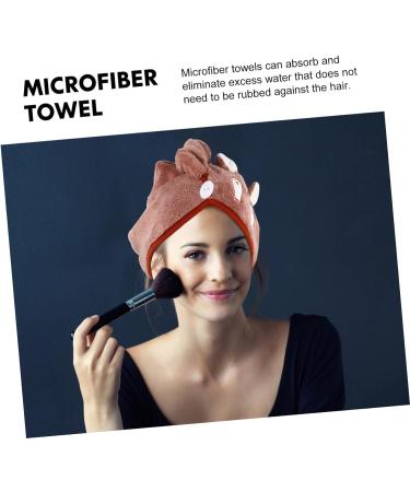 NUSITOU 1pc Coral Fleece Dry Hair Hat Shower Cap for Hair Drying Wraps Fast Drying Hat Cute Nail Files Bath Dryer Hat Sea Nail Art Charm Hijab Child Pink Turban Super Absorbent Pink 64x24x0.8cm - Buy Online on GoSupps.com