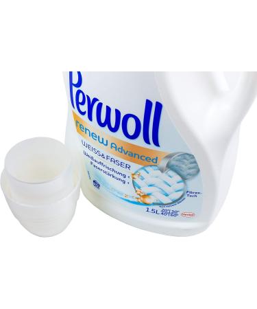 Perwoll White Liquid Detergent - Renew Advanced - 1500 ml | 20 Loads | International Shipping Available - Buy Online on GoSupps.com