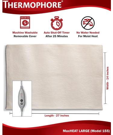 Thermophore MaxHEAT Large Moist Heat Pack Model 155 | Automatic Relief - Buy Online on GoSupps.com