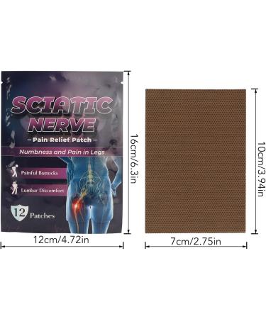 ZJchao Sciatic Nerve Pain Relief Patch - 60 Pcs Herbal Traditional Medicine for Muscle Release - Buy Online on GoSupps.com