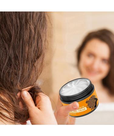  Bsbkoj Black Castor Oil Curl Cream Moisturizing Styling Creams Adorable Enhancer Frizz Control Strong Hold Reduces Breakage and Tangles Enhances Curl Definition for Curly Hair - Buy Online on GoSupps.com