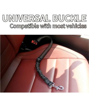Dog Car Seat Belt Headrest Dog Car Seat Belt Adjustable Dog Car Lead Restraint Seat Belt with Elastic Bungee Buffer and Reflective Stripe Dog Car Safety Harness Pet Travel Accessories - Buy Online on GoSupps.com