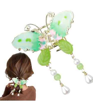Butterflies Tassel Hair Clip | 3D Butterflies Clips | Hair Fashion Accessories Elegant Tassel Butterflies Hairpins Alloy Barrettes Tassel Butterflies -Shaped Hair Clip for Ladies Girls - Buy Online on GoSupps.com