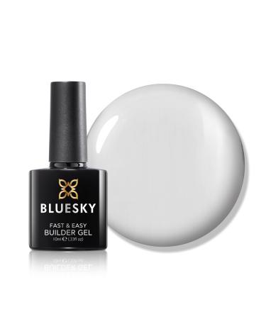 Bluesky All in One Fast & Easy Builder Gel 10ml Clear Nail Strengthener and Extender for Long Strong Nails & Nail Extensions Professional Salon & Home Use Requires Curing Under LED UV Nail Lamp