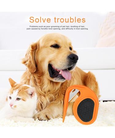Pet Knotting Comb for Cats & Dogs - De-Filtering Steel Blade Grooming Tool | Remove Mats & Tangles Easily - Buy Online on GoSupps.com