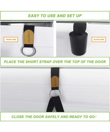 UBING Leg Stretcher Door Flexibility Trainer | Splits Trainer for Dance Ballet | Over The Door Stretch Strap for Flexibility - Light Purple - Buy Online on GoSupps.com