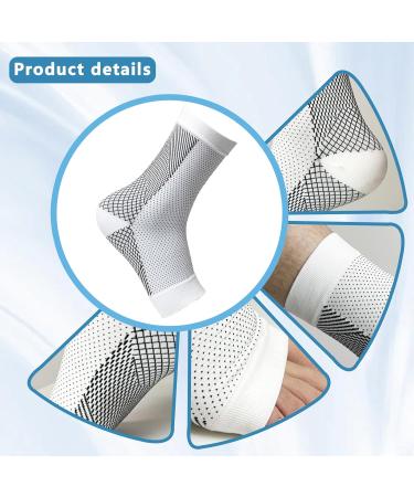 Buy Neuropathy Compression Socks for Men & Women - Ankle Sleeve Relief for Plantar Fasciitis & Foot Pain (L/XL Skin) | International Shipping Available - Buy Online on GoSupps.com