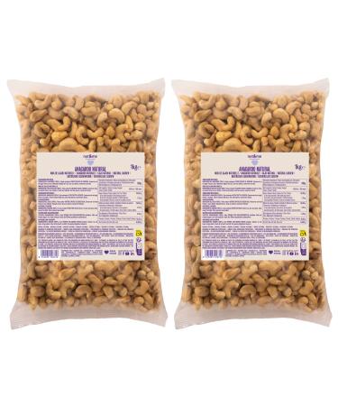 Noix de cajou naturelle 2 kg nut&me | Keto | Non salati e naturali | Crues | Anacardi al naturale | vegetariano | Senza glutine | Vegano | Fonte di proteine | Fonte di fibre | Pack 2 x 1 kg Noix de cajou 2 kg