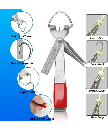 Aukivon Fishing Tools Kit - Pliers, Gripper, Hook Remover & Split Ring Tool - Perfect Fishing Gift for Men - Buy Online on GoSupps.com