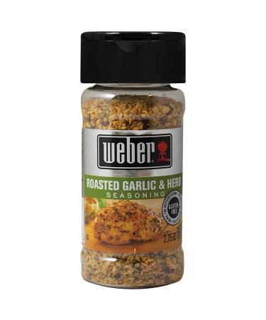 Weber Roasted Garlic Herb Seasoning, 2.75 Ounce Shaker - Buy Online on GoSupps.com
