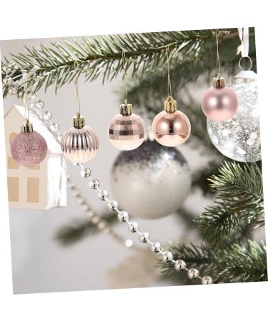 Alipis 72 Pcs Bright Mirror Ball Rose Gold Christmas Ornaments Christmas Tree Ornaments Creative Pendants Rose Goldx2pcs 4CMx2pcs - Buy Online on GoSupps.com
