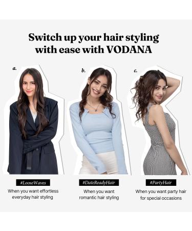 VODANA Professional GlamWave 1.6" Ceramic Curling Iron - Long-Lasting Lavender Curls Instant Heat Hair Curler - International Shipping Available - Buy Online on GoSupps.com