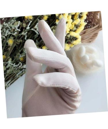 Angoily Mittens 1 Pair Grooming Gloves Knit Gloves Hand Accessory Dry Hands Lotion Moisturizing Gloves Multi-Function Lotion Gloves Beauty Products Multifunction White Silk White Mittens - Buy Online on GoSupps.com