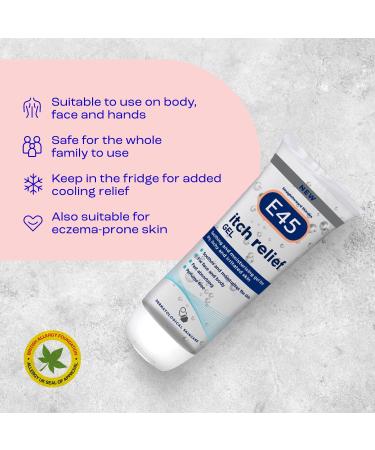 E45 Itch Relief Gel 100ml - Soothing Face and Body Gel for Dry, Itchy, and Irritated Skin - Buy Online on GoSupps.com