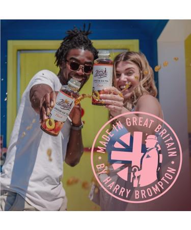 Generic Harry Brompton's London Ice Tea Brewed Black Tea with Peach 12 x 500ml - Buy Online on GoSupps.com