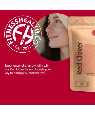 Red Clover Extract 1000MG Tablets - Menopause & Hormonal Support - Cardiovascular & Skin Health - 120 Count - Buy Online on GoSupps.com