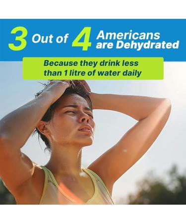 Electrolytes Powder No Sugar, Electrolyte Drink Mix, 5 Vitamins & 6 Electrolytes, Keto Friendly, Potassium & Salt, Sugar Free Hydration Powder, Lemon Flavour 300g - Buy Online on GoSupps.com