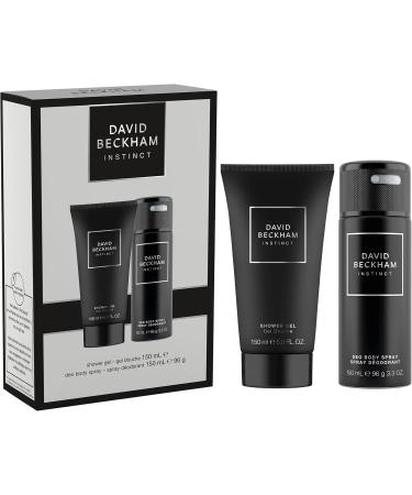 David Beckham Instinct Deodorant Body Spray & Shower Gel Gift Set for Him Captivating Foug re Citrus Perfume 150ml (5oz) & 150ml (5oz) - Buy Online on GoSupps.com