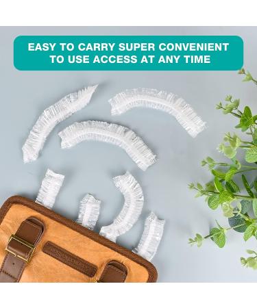 200PCS Disposable Shower Caps - Extra Elastic Large Waterproof Hair Cap for Women - Ideal for Home, Hotel, and Hair Salon Use - Buy Online on GoSupps.com