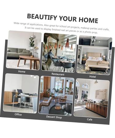 FOYTOKI Nail Art Palette Display Stand Makeup Mixing Plate Gel Polish Manicure Display Stand - Buy Online on GoSupps.com