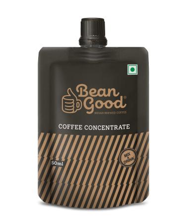Bean Good Instant South Indian Filter Coffee Decoction Concentrate - 80% Coffee & 20% Chicory Blend - Just Add Hot Water/Milk (50ml)