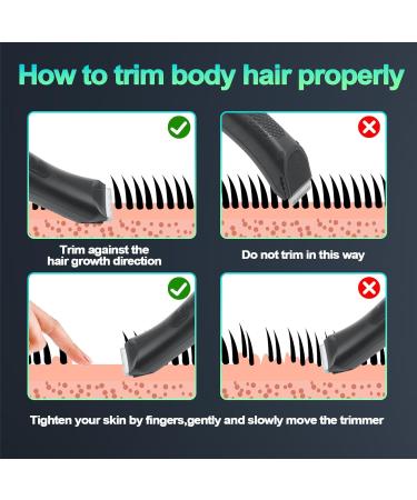 Wula Men's Body Hair Trimmer & Groomer - Waterproof, Rechargeable, Ceramic Blade, LED Light, Wet/Dry Use - Buy Online on GoSupps.com