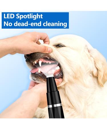 Ni-SHEN Dog Teeth Cleaning Kit - Dental Care Tartar Plaque Remover for Dogs and Cats (Black) - Buy Online on GoSupps.com