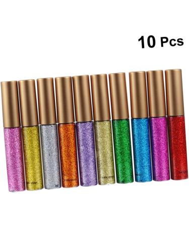 VINTORKY 10pcs Liquid Eyeshadow Eye Shadow Eyeliner Shiny Eyeshadow - Buy Online on GoSupps.com