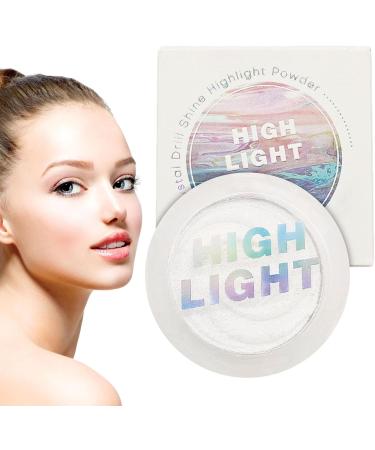Highlighter Powder Palette - Cheek Highlighter Face Blushes | Silky Texture Long-lasting Stage Daily Shimmer Makeup For Women Hixip Cool Moonlight Color - Buy Online on GoSupps.com