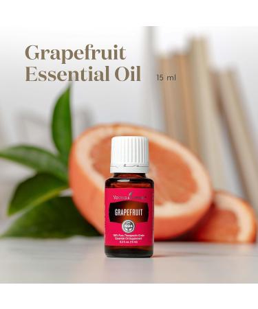 Young Living Grapefruit Essential Oil 15ml | Pure Aromatherapy for Skin Care | Vegan & Gluten-Free | Fresh Citrus Aroma - Buy Online on GoSupps.com