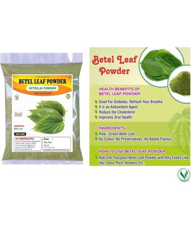 YANG Betel Leaf Powder 200g | Paan Leaf Powder | Vetrilai | Banarasi Paan (Pack of 2x100g) - Buy Online on GoSupps.com