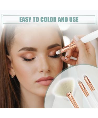 VOCOSTE 3pcs Makeup Brush Set - Face Concealer Eyeshadow Smudger & Highlighter Brushes | Premium Quality with Wooden Handles - Perfect for Flawless Makeup Application - Buy Online on GoSupps.com