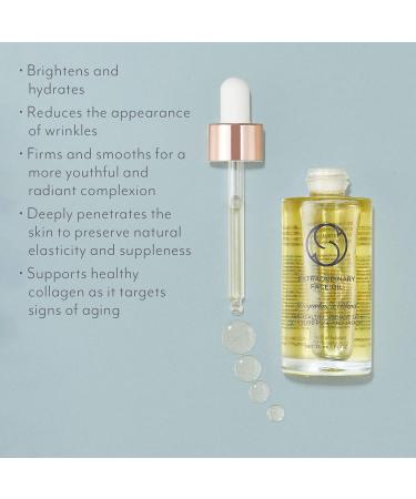 CIRCCELL Extraordinary Face Oil - Jacqueline's Blend for Brightening & Anti-Aging | Hydrating Natural Skin Care with Vitamin C Rose & Jasmine - All Skin Types 30 ml - Buy Online on GoSupps.com