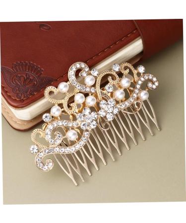 DOITOOL Bridesmaids Suction Cup Pencil Holder Veil Comb Antique Hair Comb Clips Bride Hair Comb Rhinestone Barrettes Womens Hair Ornament Wedding Crystal Beads Miss - Buy Online on GoSupps.com
