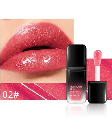 Color Changing Lip Oil Moisturizing Lip Balm Shiny Long Lasting Lip Color 5ml with Nourishing Restorative Properties for Date Party 2 - Buy Online on GoSupps.com